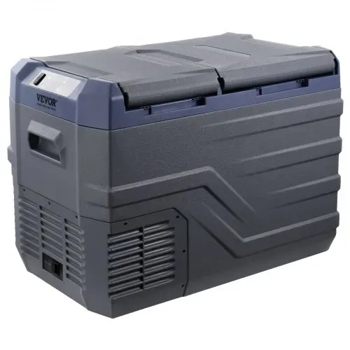 VEVOR Autokühlschrank, 12-Volt-A tragbarer 32-Liter-Gefrierschrank mit zwei Zonen, einstellbarer Bereich von -4℉ bis 68℉, 12/24 V DC und 100-240 V AC-Kompressorkühler für Outdoor, Camping, Wohnmobil – Bild 10