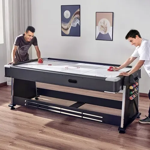 VEVOR 3 in 1 Multispieltisch mit Drehgelenk und Airhockey, Tischtennis, Hockeytisch für Spielzimmer, Familienheim, Arcade-Gaming-Set, sämtliches Zubehör für jedes Spiel enthalten – Bild 7