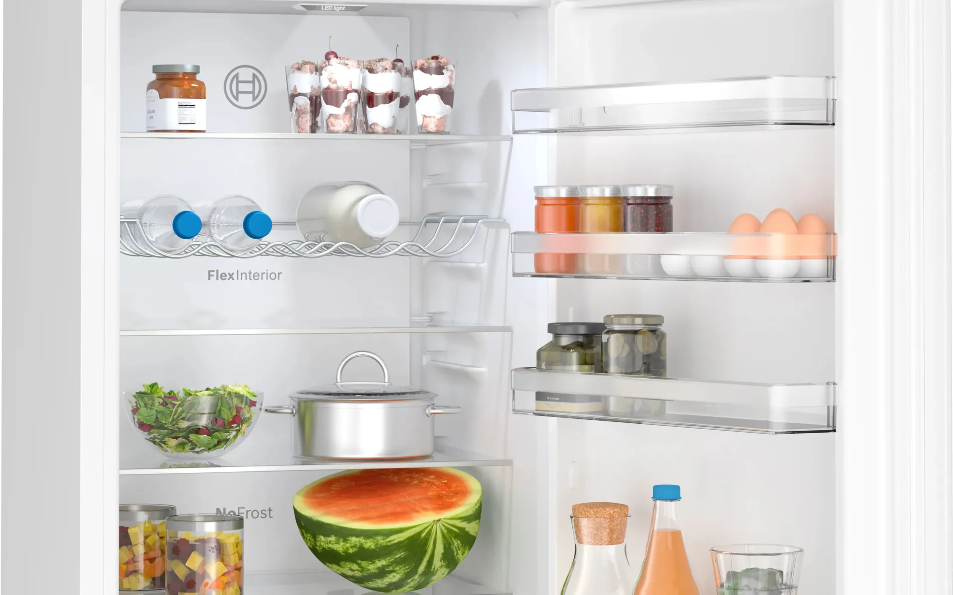 Bosch Serie 4 KGN392WCF Kühl- und Gefrierkombination Freistehend 363 l Weiß – Bild 3