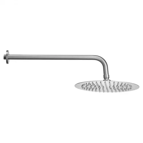 VEVOR Duscharmatur Regenduschsystem fürs Badezimmer Duschsystem mit 254 mm runden Regenduschkopf & Handbrause, wandmontierte Badezimmerarmaturen mit Messingventil & Zierset, gebürstetes Nickel – Bild 10