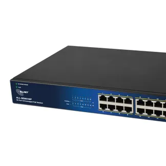 ALLNET Switch unmanaged Layer2 18 Port • PoE Budget 240W • 16x PoE at • 2x SFP • 19″ • Lüfterlos • ALL-SG8018P ALLNET Switch unmanaged Layer2 18 Port • PoE Budget 240W • 16x PoE at • 2x SFP • 19″ • Lüfterlos • ALL-SG8018P