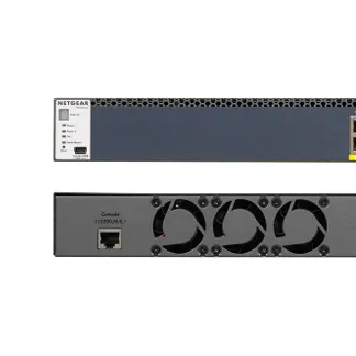 NETGEAR M4300-28G-PoE+(1000W)/US/EMEA Managed Gigabit Ethernet (10/100/1000) Power over Ethernet (PoE) 1U Schwarz NETGEAR M4300-28G-PoE+(1000W)/US/EMEA Managed Gigabit Ethernet (10/100/1000) Power over Ethernet (PoE) 1U Schwarz