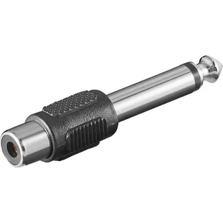 Adapter Klinke 6,35mm -> Cinch Buchse Adapter Klinke 6,35mm -> Cinch Buchse