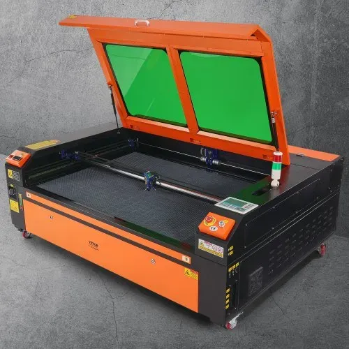 VEVOR 130W CO2-Lasergravierer, 900x1400mm, 500mm/s Laserschneidmaschine mit 2-Wege-Pass-Air-Assist, kompatibel mit LightBurn, CorelDRAW, AutoCAD, Windows, Mac OS, Linux, für Holz, Acryl, Stoff – Bild 7