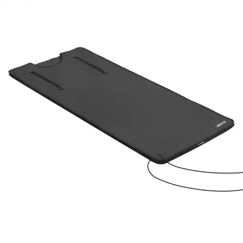 VEVOR Infrarot-Saunadecke mit Armlöchern Infrarotdecke 180 x 80 cm Schwarz, Tragbare Wärmedecke für Schwitzen Entspannung Detox, Temperaturregelung, 20-60 min Timer, Oxford-Gewebe, mit Tragetasche – Bild 10