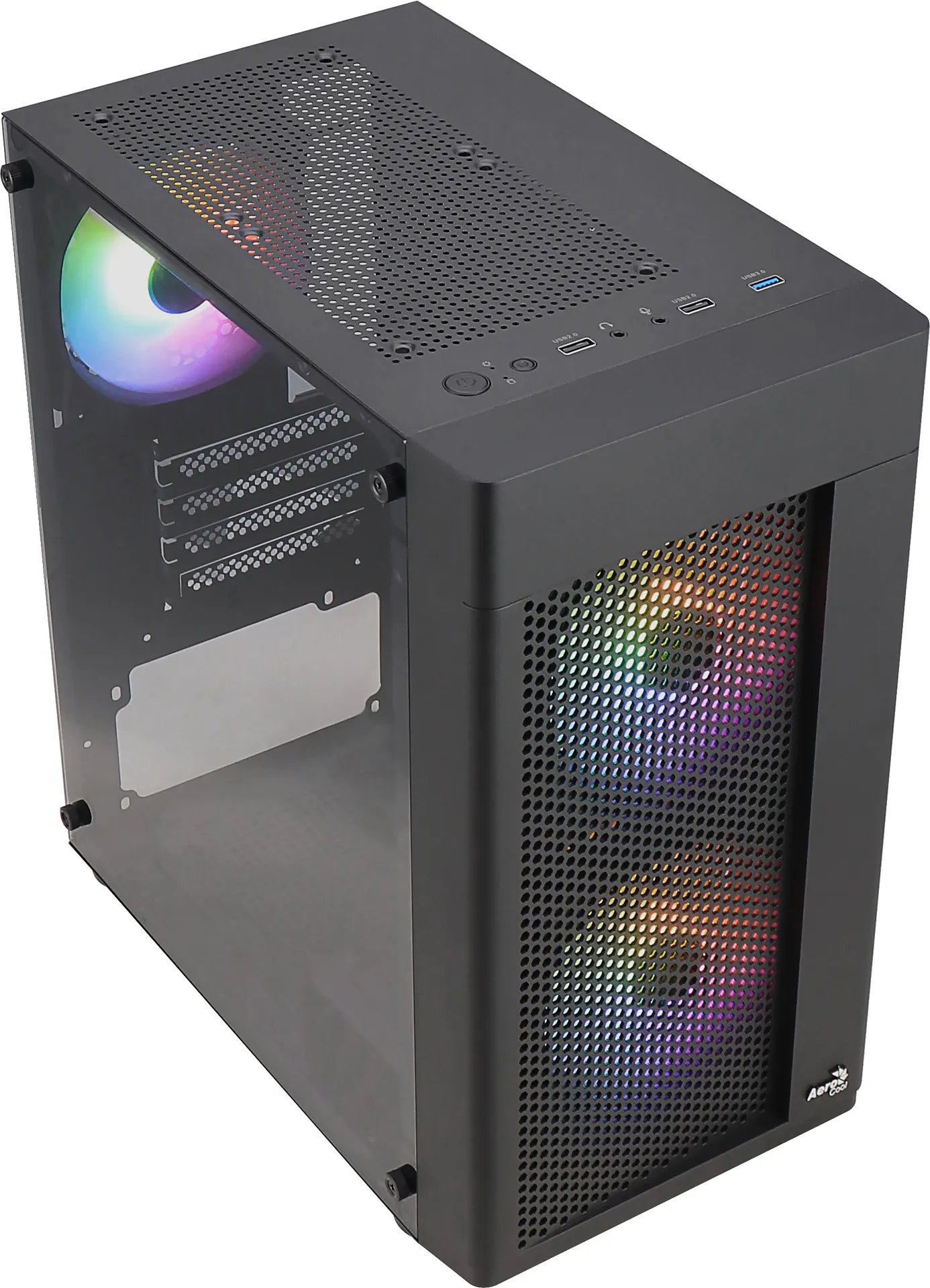 Aerocool Hexform Mini Tower Schwarz – Bild 5