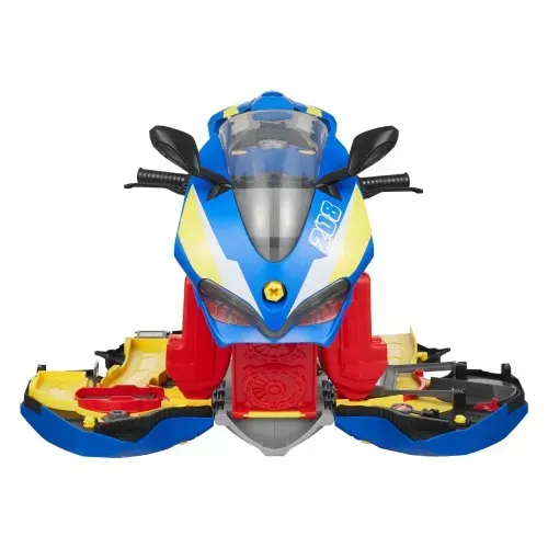 VEVOR Motorradmotor-Spielzeug, 25-teilig, Motorradmechaniker-Spielzeug mit abnehmbaren Teilen, Lichtern & Geräuschen, simuliertes Fahren & Rennstreckenrennen, für Kinder ab 3 Jahren, Blau – Bild 9