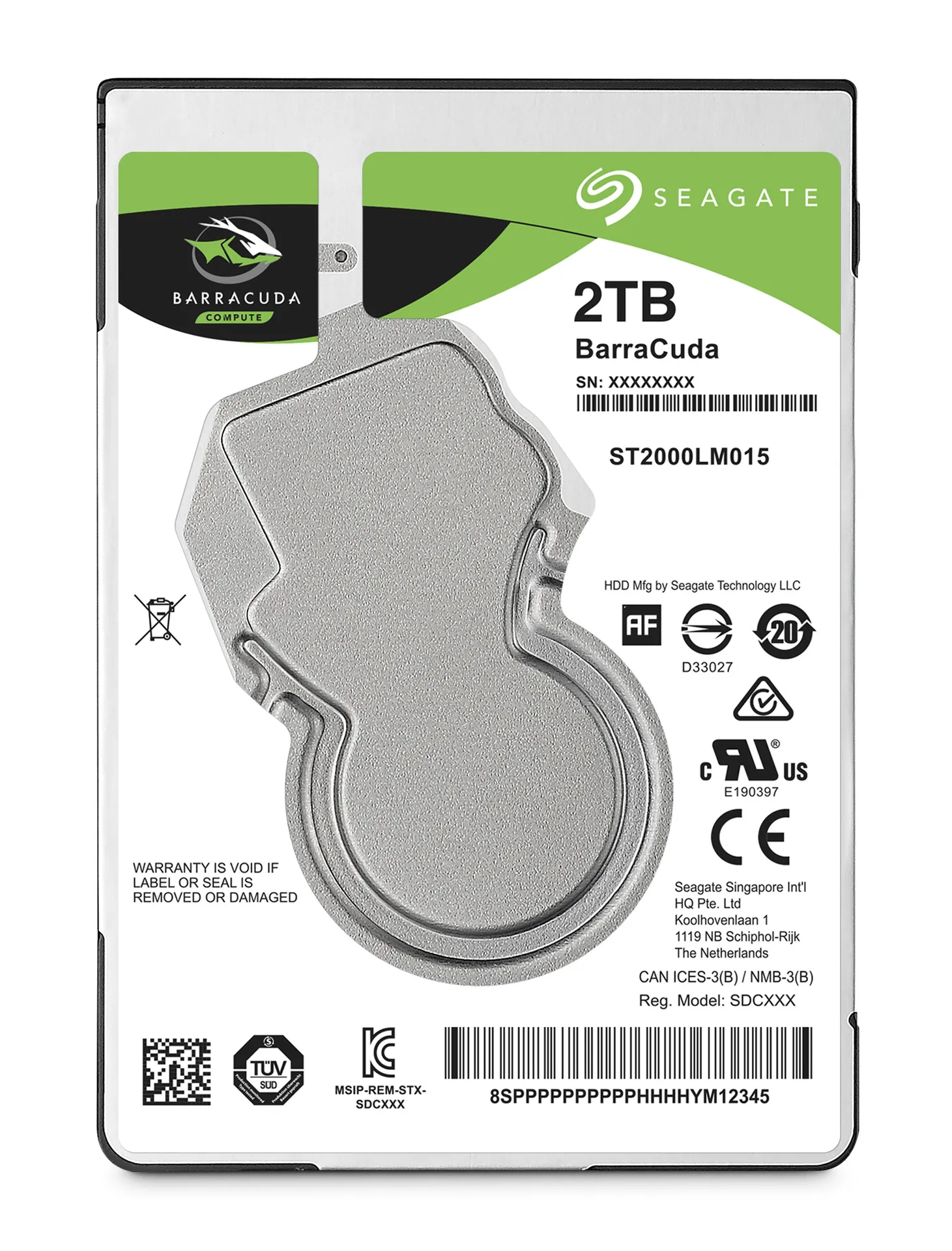 Seagate Barracuda 2.5″ Interne Festplatte 2 TB 5400 RPM 128 MB 2.5″ Serial ATA III Seagate Barracuda 2.5″ Interne Festplatte 2 TB 5400 RPM 128 MB 2.5″ Serial ATA III