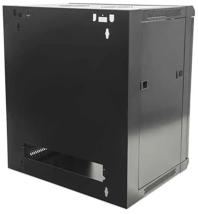 Intellinet 19" Wandverteiler, 6 HE, 370 (H) x 570 (B) x 450 (T) mm, Flatpack, schwarz – Bild 6