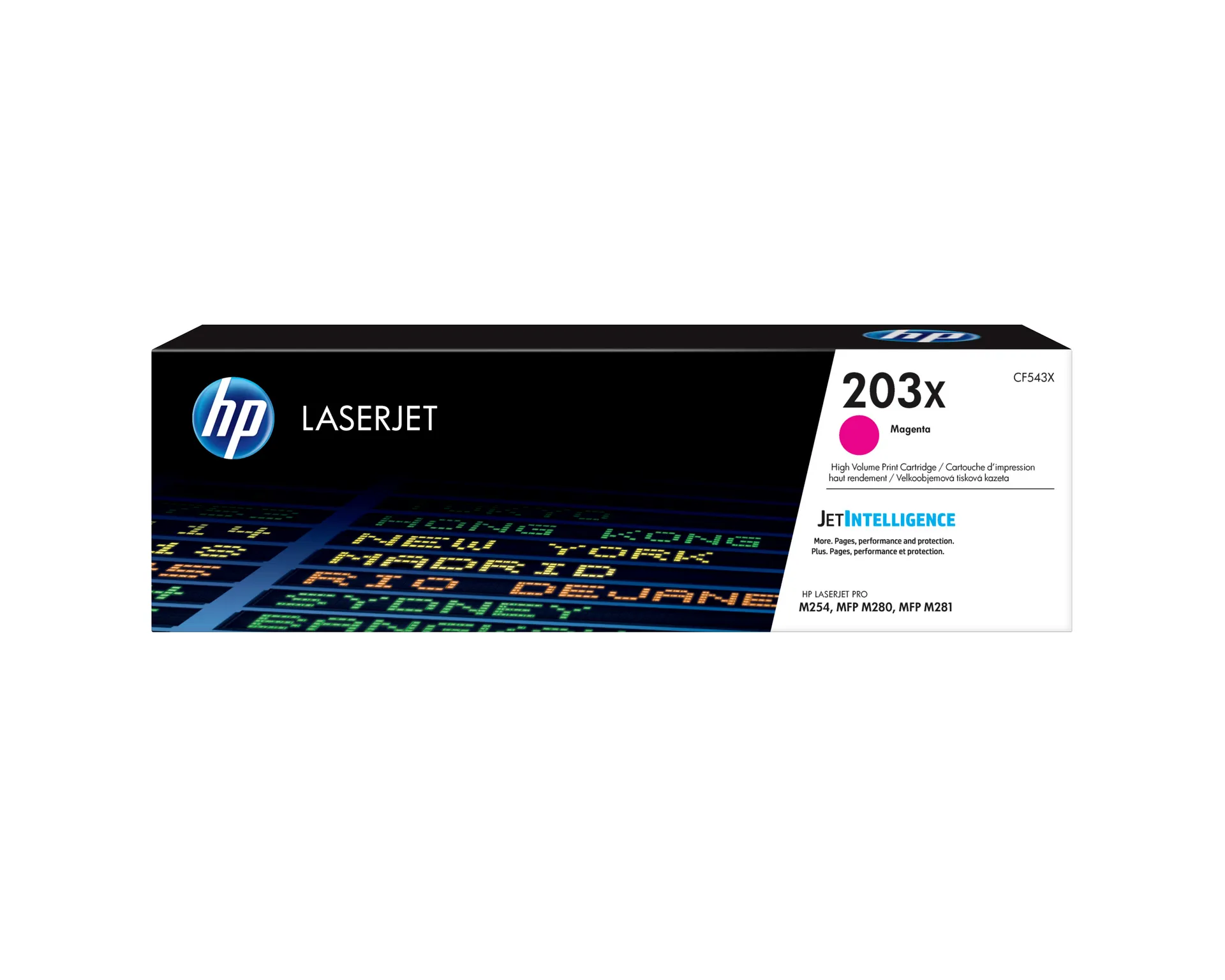 HP 203X Magenta Original LaserJet-Tonerkartusche mit hoher Reichweite HP 203X Magenta Original LaserJet-Tonerkartusche mit hoher Reichweite