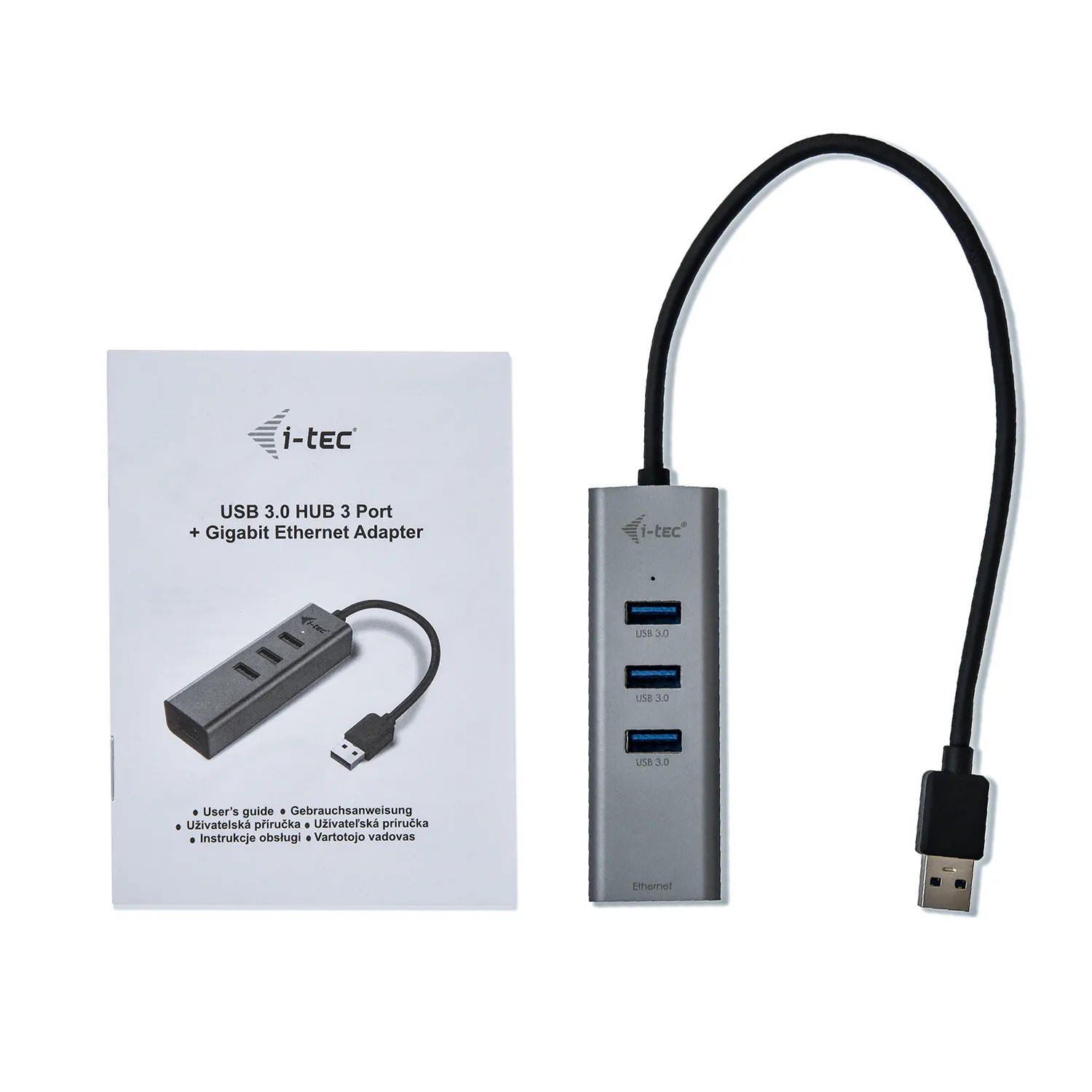 i-tec Metal USB 3.0 HUB 3 Port + Gigabit Ethernet Adapter – Bild 5
