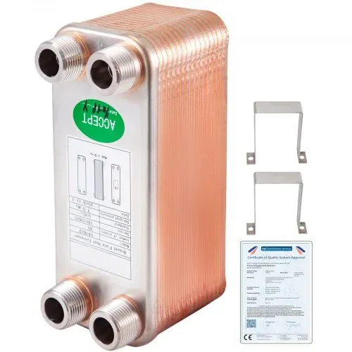 VEVOR EATB12 Plattenwärmetauscher Plattenwärmetauscher 30 Wärmetauscher 30 Plattenwärmetauscher Edelstahl 316L Wärmetauscher Heizung VEVOR EATB12 Plattenwärmetauscher Plattenwärmetauscher 30 Wärmetauscher 30 Plattenwärmetauscher Edelstahl 316L Wärmetauscher Heizung