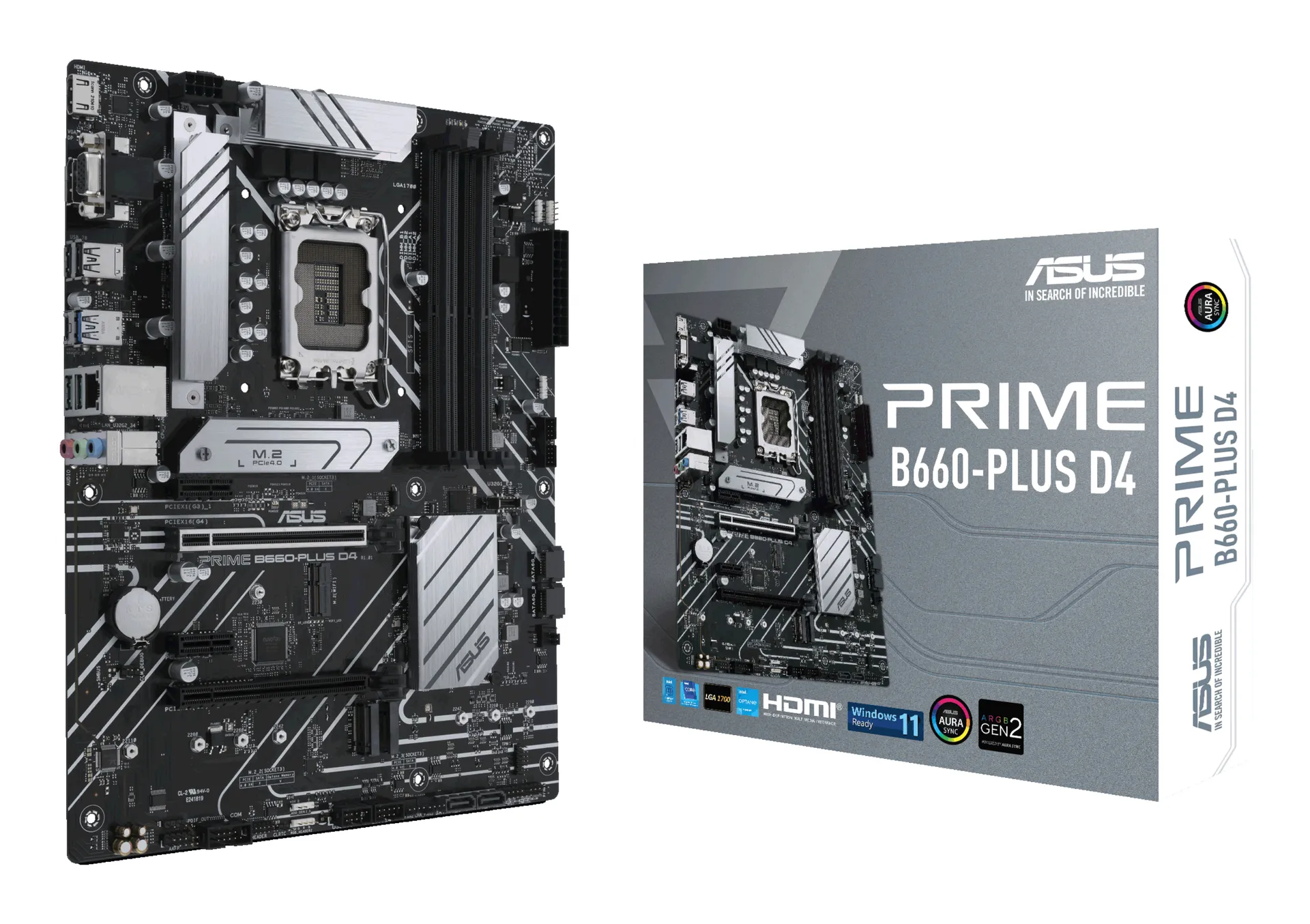 ASUS PRIME B660-PLUS D4 Intel B660 LGA 1700 ATX ASUS PRIME B660-PLUS D4 Intel B660 LGA 1700 ATX