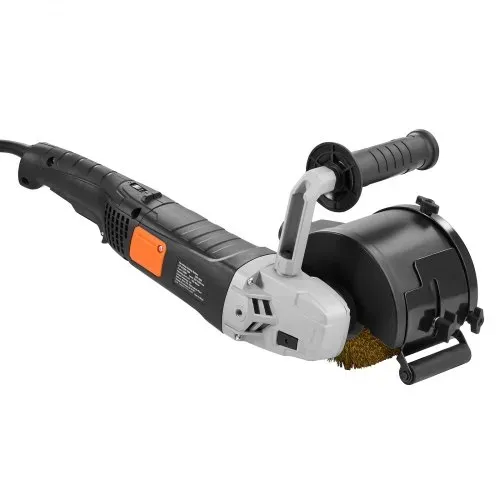 VEVOR Poliermaschine, 1300 W, 6 variable Geschwindigkeiten, Oberflächenbearbeitungswerkzeug, handgeführte elektrische Metall-Poliermaschine mit Stahldraht-Polierrad für Edelstahl – Bild 10