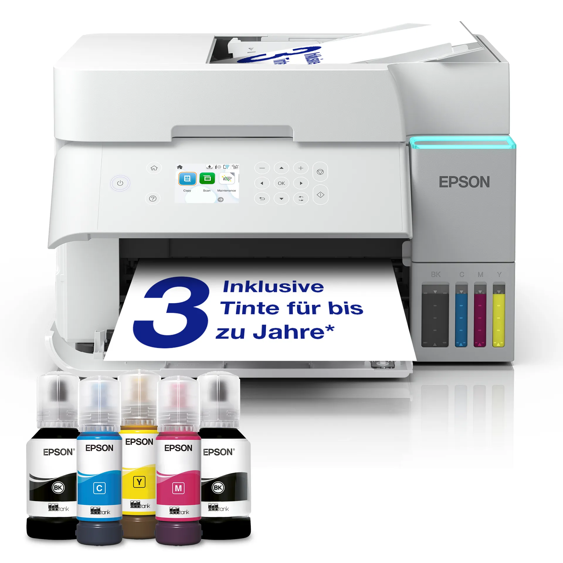 Epson EcoTank ET-3956 Tintenstrahl A4 4800 x 1200 DPI 35 Seiten pro Minute WLAN Epson EcoTank ET-3956 Tintenstrahl A4 4800 x 1200 DPI 35 Seiten pro Minute WLAN