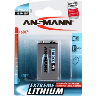 Extreme Lithium 9V-Block, Batterie Extreme Lithium 9V-Block, Batterie