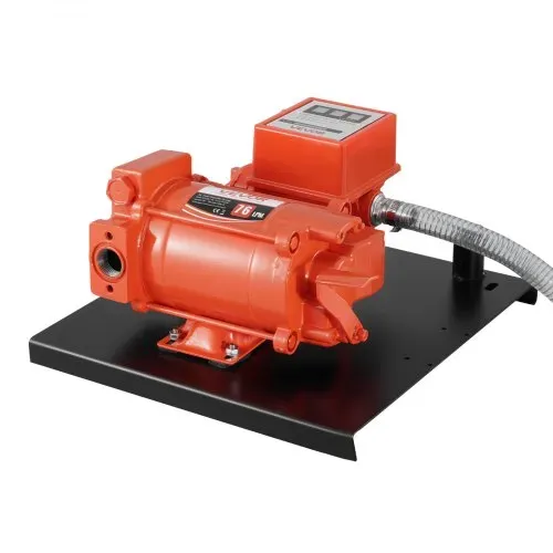 VEVOR Kraftstoff Transferpumpe, 230 V AC, Diesel-Transferpumpe, 76 l/min, mit Durchflussmesser, automatischer Abschaltung der Kraftstoffdüse, Förderschlauch, für Benzin, Kerosin, Biodiesel, Ethanol – Bild 8