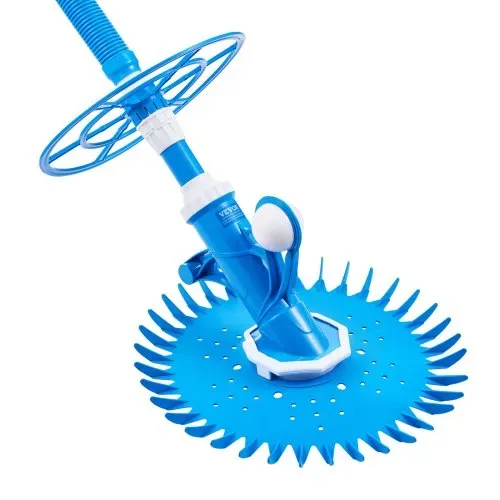 VEVOR Poolsauger mit Saugfunktion, Poolstaubsauger Poolreiniger mit Saugseite, Poolkehrmaschine mit 12 Schläuchen, geeignet für Einbaupools und Aufstellpools bis zu 6,1 x 10,7 m blau – Bild 10