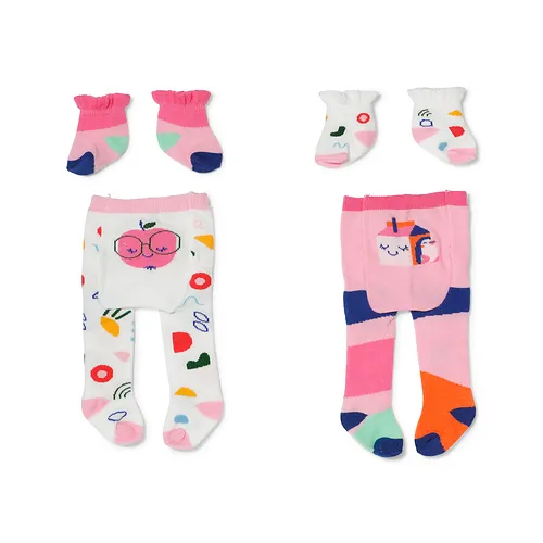 BABY born Tights & Socks 2 assorted 43cm Puppenstrumpfhosen – Bild 4