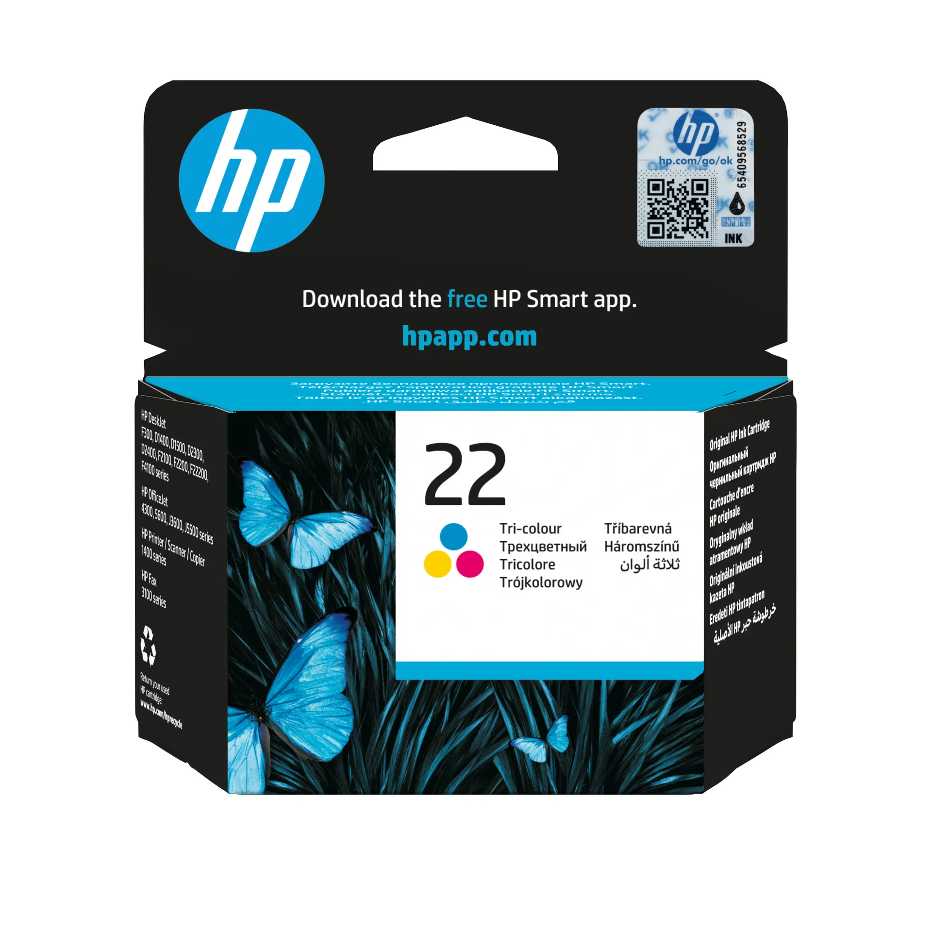 HP 22 Cyan/Magenta/Gelb Original Druckerpatrone HP 22 Cyan/Magenta/Gelb Original Druckerpatrone