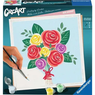 CreArt – Rosenstrauß, Malen CreArt – Rosenstrauß, Malen