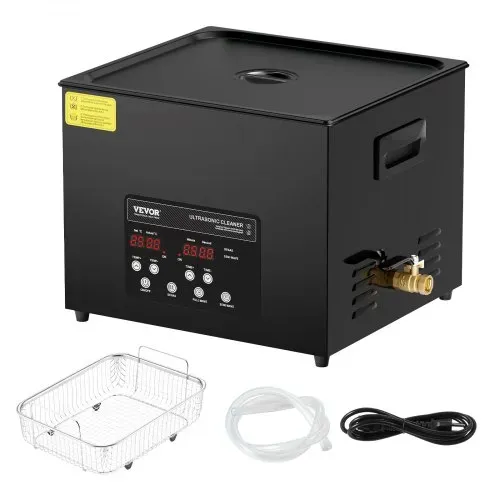 VEVOR 1 5L Ultraschallreiniger, 360 W digitales Ultraschallreinigungsgerät mit Schonmodus, 40 kHz industrieller Ultraschallreiniger mit Heizung und Timer für Halter, Schmuck, Werkzeuge – Bild 8