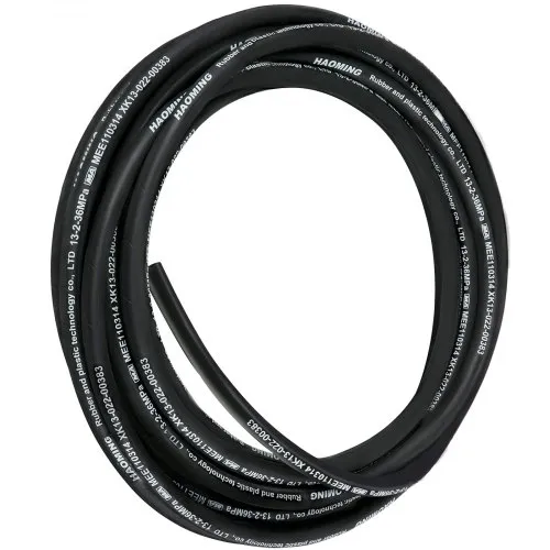VEVOR Hydraulikschlauch, 15 m Gummi-Hydraulikölschläuche mit 2 hochfesten Stahldrahtgeflechten, Innendurchmesser 1/2 Zoll, 5000 PSI, Großpackungen -40 °F bis 250 °F, flexibler Schlauch VEVOR Hydraulikschlauch, 15 m Gummi-Hydraulikölschläuche mit 2 hochfesten Stahldrahtgeflechten, Innendurchmesser 1/2 Zoll, 5000 PSI, Großpackungen -40 °F bis 250 °F, flexibler Schlauch