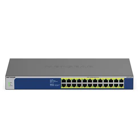 NETGEAR GS524PP Unmanaged Gigabit Ethernet (10/100/1000) Power over Ethernet (PoE) Grau NETGEAR GS524PP Unmanaged Gigabit Ethernet (10/100/1000) Power over Ethernet (PoE) Grau