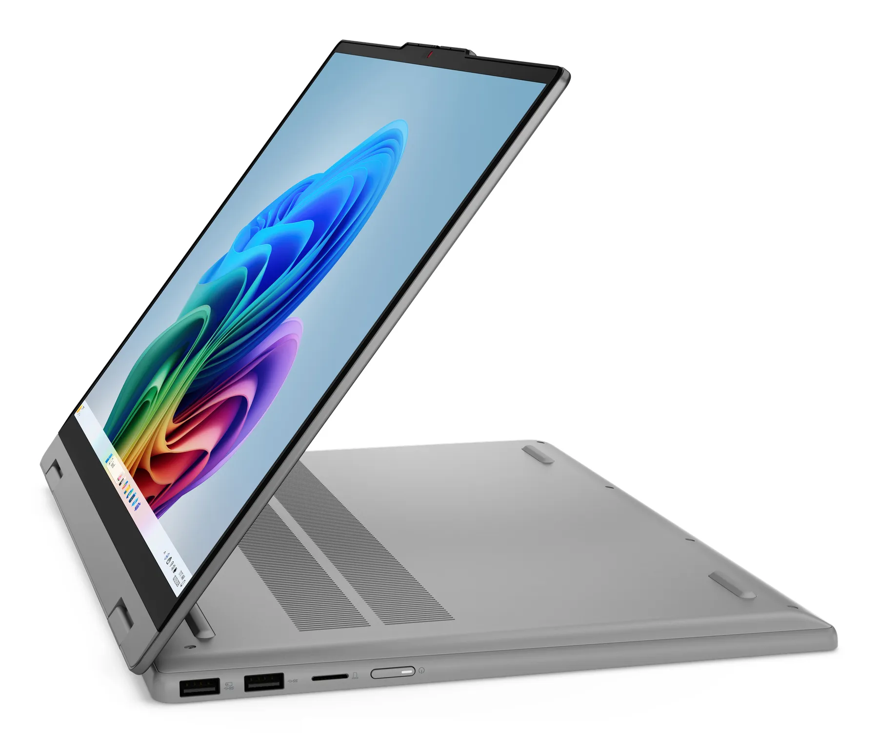 Lenovo IdeaPad 5 2-in-1 15AGP11 Copilot+ PC AMD Ryzen AI 5 430 Hybrid (2-in-1) 38,9 cm (15.3") Touchscreen WUXGA 16 GB DDR5-SDRAM 512 GB SSD Wi-Fi 7 (802.11be) Windows 11 Home Deutsch Grau – Bild 7