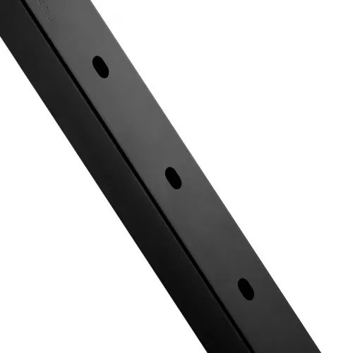 VEVOR Kabelgeländerpfosten, 91,4x2,5x5,1 cm, Stahl, 30° abgewinkeltes Loch, 10 vorgebohrte Löcher, SUS304 Edelstahl-Kabelgeländerpfosten mit gebogener Halterung, schwarz, 1JZLGZHS91424HS5GV0 – Bild 10
