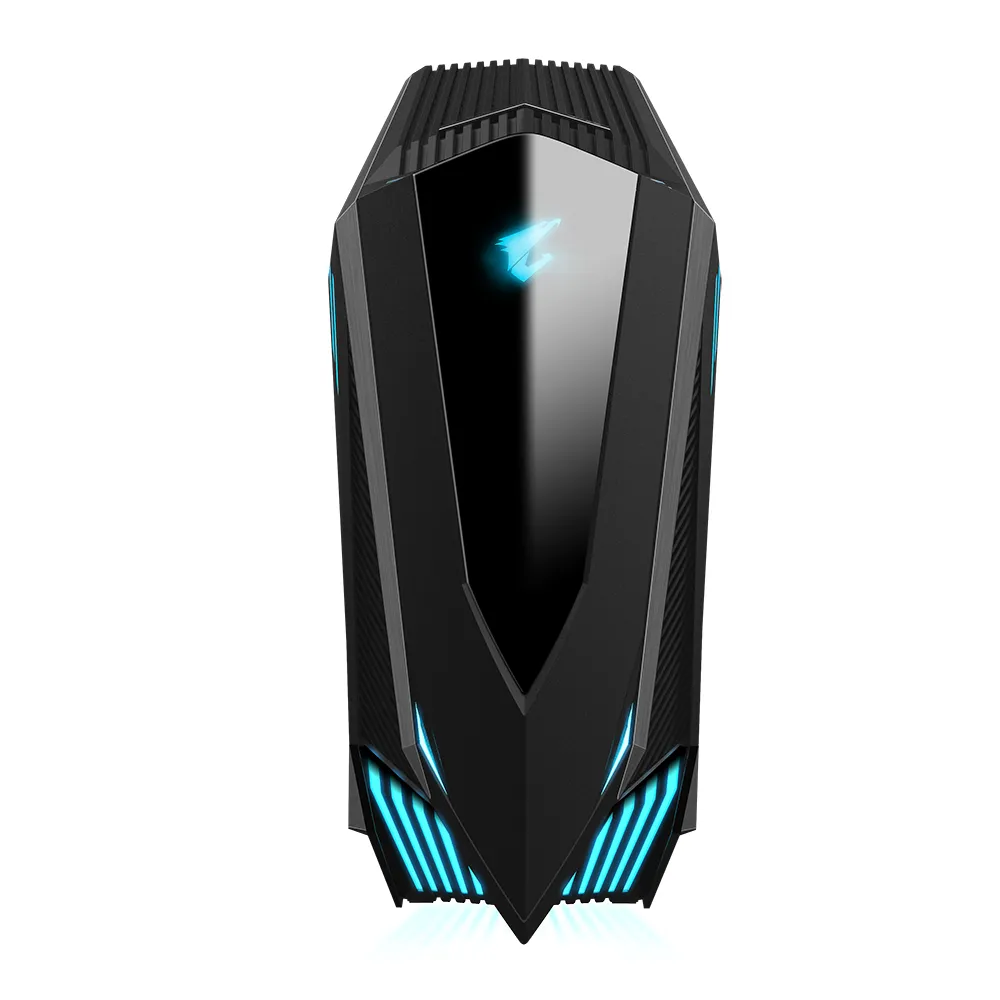 GIGABYTE AORUS C700 GLASS PC-Gehäuse – Full-Tower, unterstützt bis zu E-ATX & 420-mm-Radiatoren, vorinstallierte 5x 120-mm-Lüfter, USB 3.1 Typ-C, RGB Fusion – Bild 3