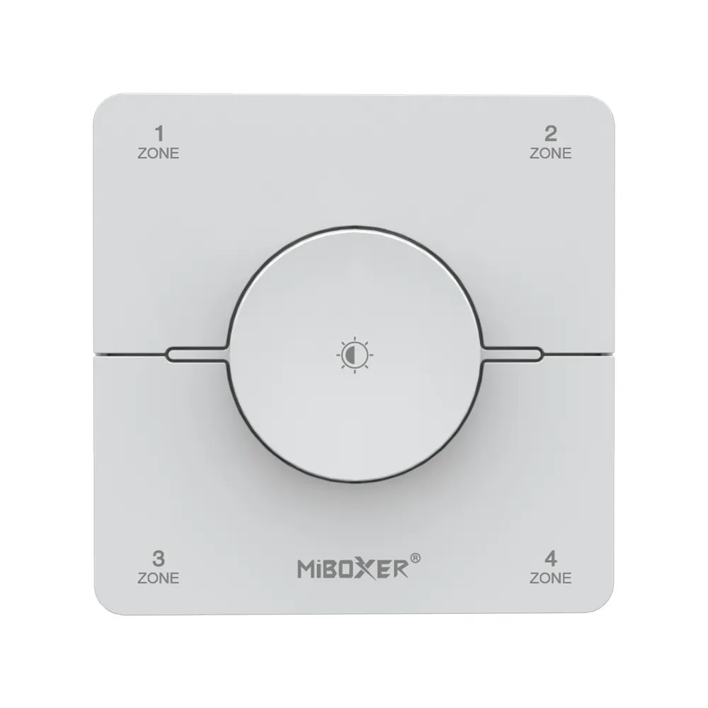 MiBoxer KOS-W LED Fernbedienung 2,4GHz dual white (CCT) 4 Zonen Drehbares Panel (w) MiBoxer KOS-W LED Fernbedienung 2,4GHz dual white (CCT) 4 Zonen Drehbares Panel (w)