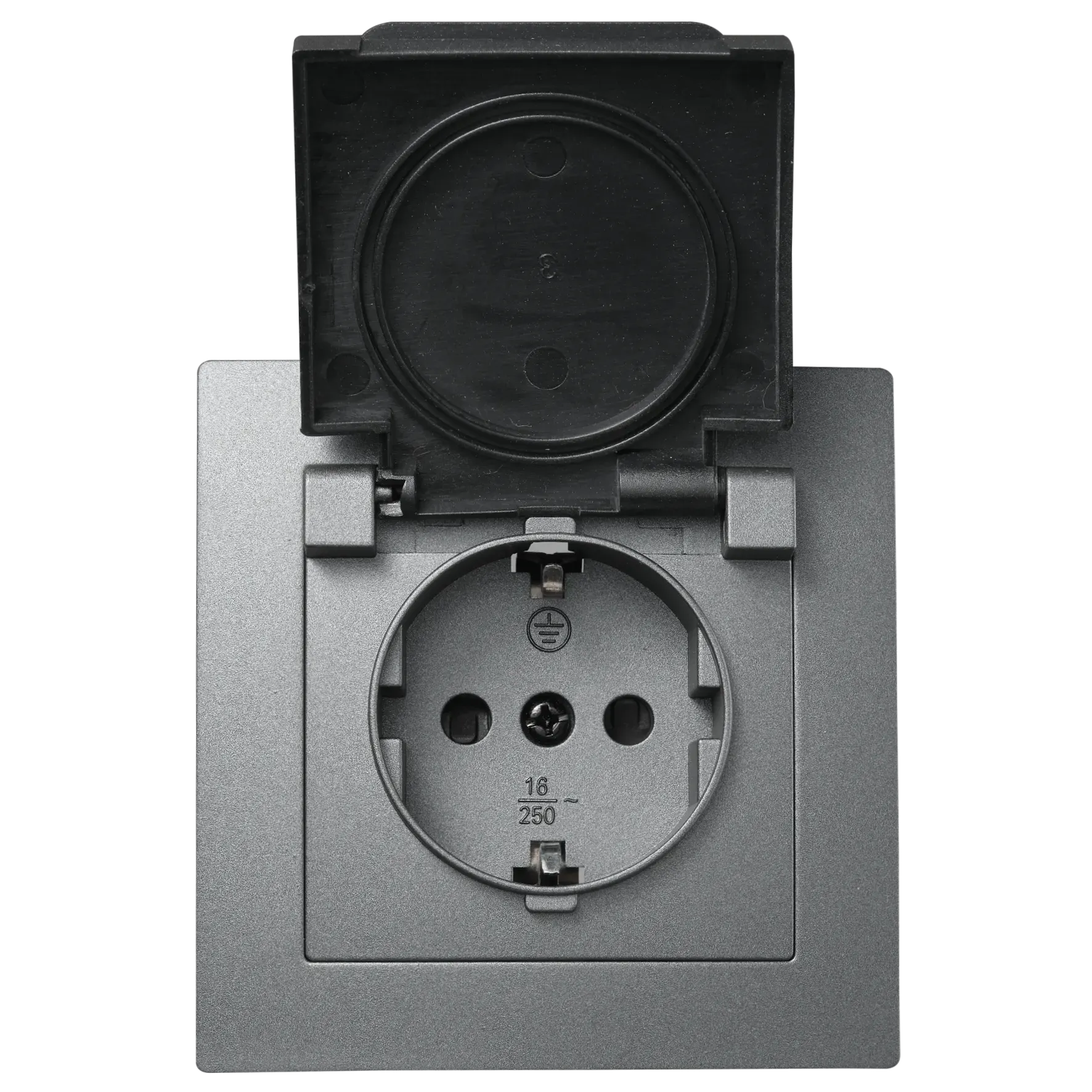 Schutzkontakt-Steckdose McPower ''Flair'' 250V/16A, UP, IP44, Steckanschluss – Bild 2