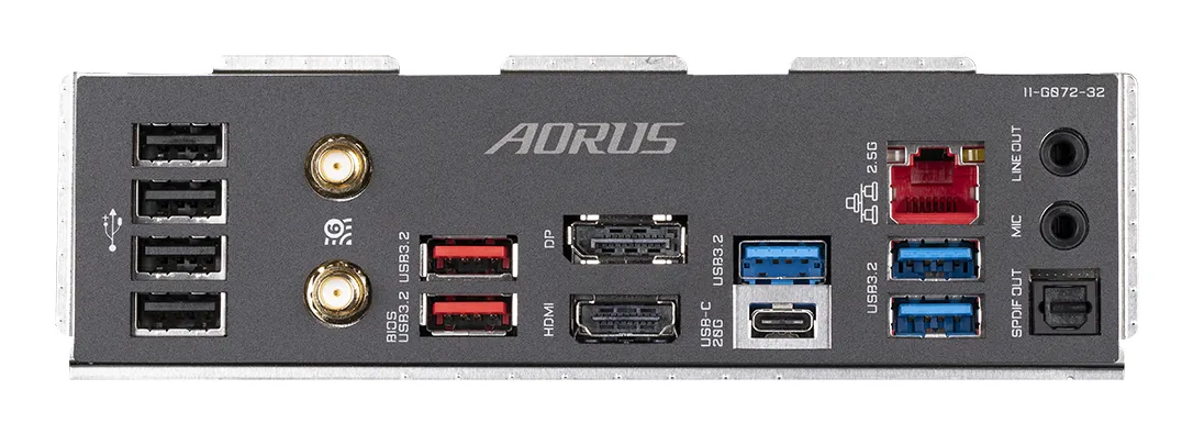 GIGABYTE Z790 AORUS ELITE AX Motherboard - Unterstützt Intel Core 14. Generation CPUs, 16*+2+1 Phasen Digital VRM, bis zu 7600MHz DDR5 (OC), 4xPCIe 4.0 M.2, Wi-Fi 6E, 2.5GbE LAN, USB 3.2 Gen 2x2 – Bild 6