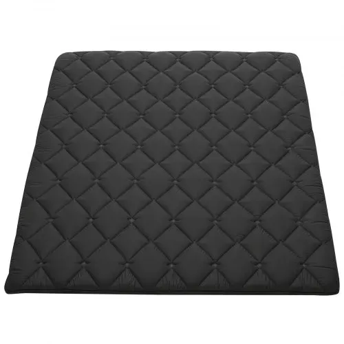 VEVOR japanische Futon-Matratze (2032 x 1524 x 89 mm), faltbare Tatami (Queen Size), Bodenmatratze mit Aufbewahrungstasche & Befestigungsmaterial, 9-lagige Schlafmatte für Meditation Yoga, Schwarz – Bild 10