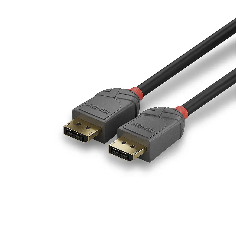 Lindy 36484 DisplayPort-Kabel 5 m Schwarz, Grau – Bild 5
