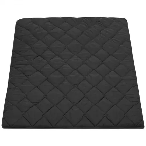 VEVOR japanische Futon-Matratze (2032 x 1372 x 89 mm), faltbare Tatami (Full Size), Bodenmatratze mit Aufbewahrungstasche & Befestigungsmaterial, 9-lagige Schlafmatte für Meditation Yoga, Schwarz – Bild 10