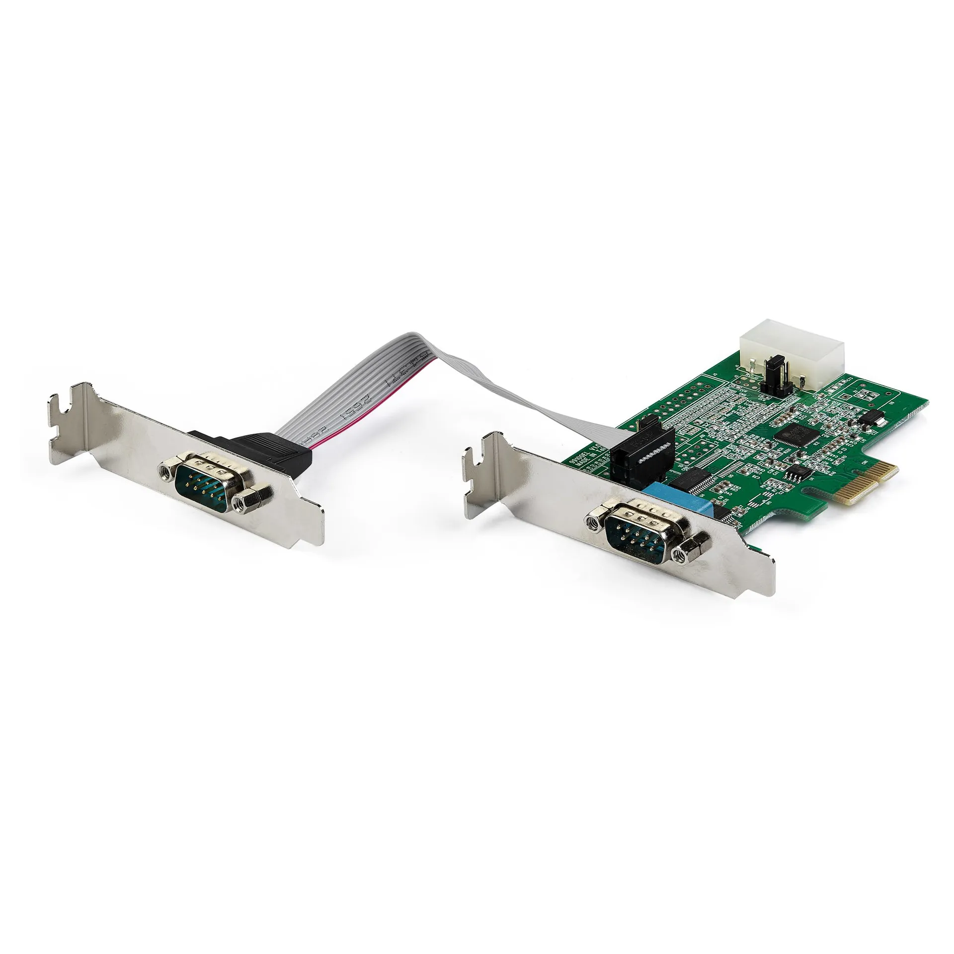 StarTech.com 2 Port Serielle PCIe RS232 Adapter Karte – Serielle PCIe RS232 Host Controller Karte – PCIe auf seriell DB9 – 16950 UART – Nidrig Profil Erweiterungskarte – Windows & Linux StarTech.com 2 Port Serielle PCIe RS232 Adapter Karte – Serielle PCIe RS232 Host Controller Karte – PCIe auf seriell DB9 – 16950 UART – Nidrig Profil Erweiterungskarte – Windows & Linux