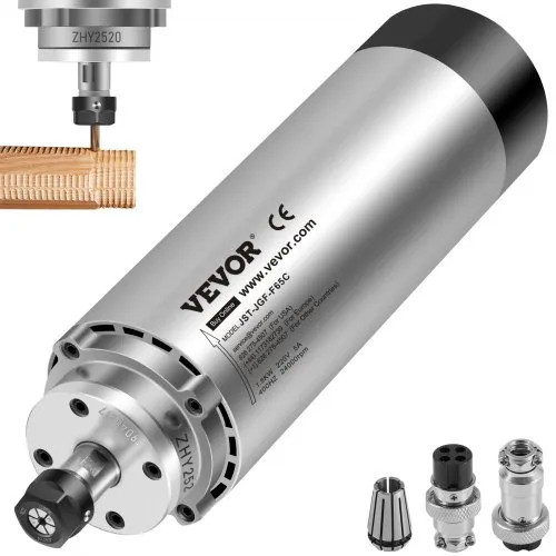 VEVOR Spindelmotor CNC Spindelmotor Luftgekühlte 1,5 Kw, Luftkühlung Spindelmotor 220 – 250 V Luftgekühlter Motor für CNC Spannzangenfutter 8000-24000 U/min Air Cooled Spindle Motor Wind Cooled VEVOR Spindelmotor CNC Spindelmotor Luftgekühlte 1,5 Kw, Luftkühlung Spindelmotor 220 – 250 V Luftgekühlter Motor für CNC Spannzangenfutter 8000-24000 U/min Air Cooled Spindle Motor Wind Cooled