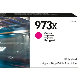 HP 973X Magenta Original PageWide Druckerpatrone mit hoher Reichweite HP 973X Magenta Original PageWide Druckerpatrone mit hoher Reichweite