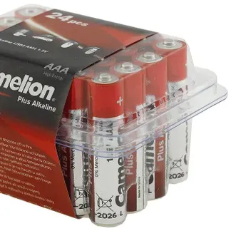 Micro-Batterien CAMELION AlkalinePlus Typ AAA/LR03, 1,5V, 24er Haushaltsbox Micro-Batterien CAMELION AlkalinePlus Typ AAA/LR03, 1,5V, 24er Haushaltsbox