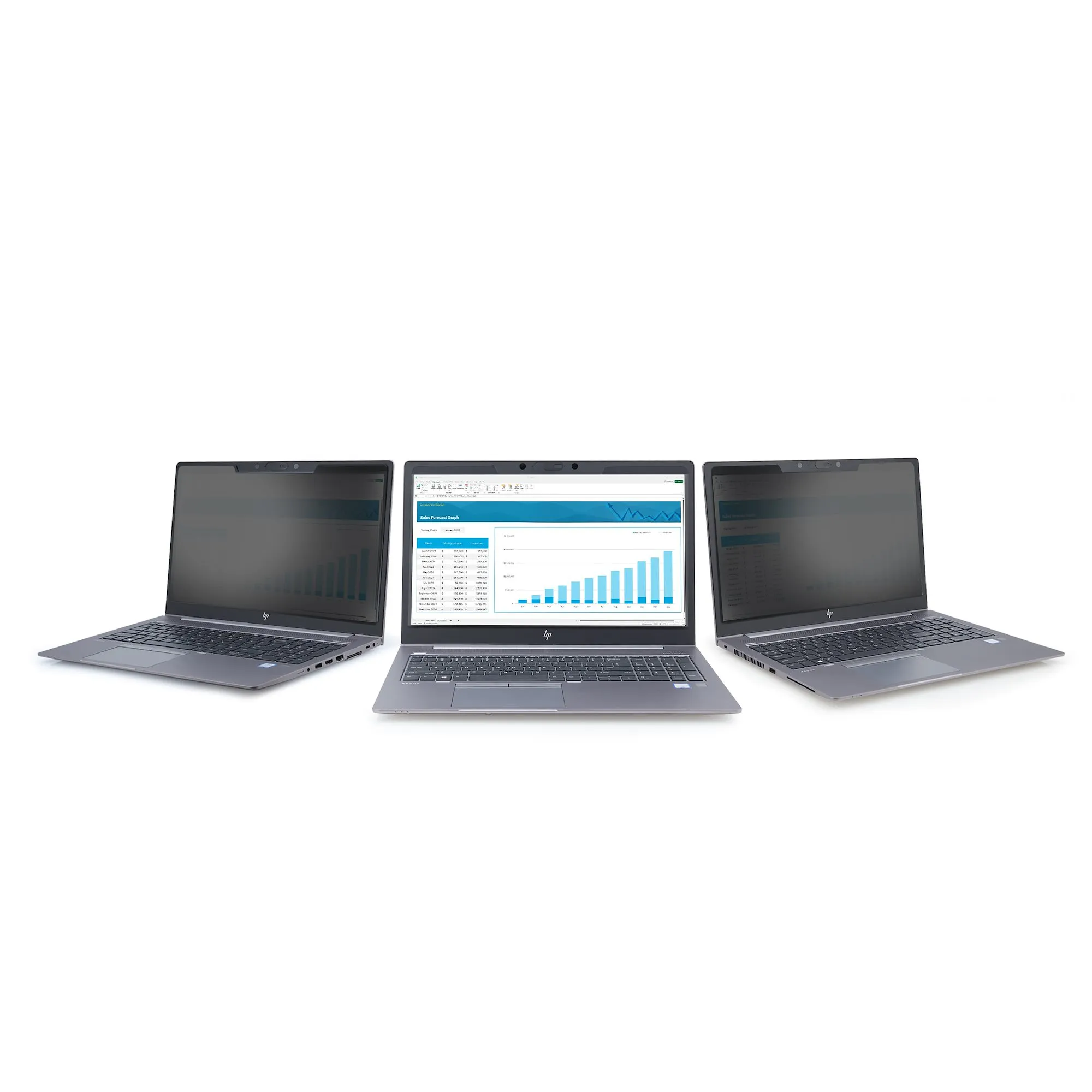 StarTech.com Magnetischer Blickschutz für 14" 16:9 Laptop, Zweiseitige Laptop Blickschutzfolie/Sichtschutzfolie, Blaulichtfilter/Blickschutzfilter mit 60 Grad Sicht(+/-30 Grad), TAA – Bild 2