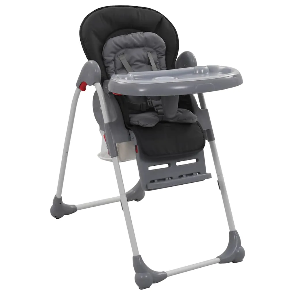 vidaXL Baby-Hochstuhl Grau vidaXL Baby-Hochstuhl Grau