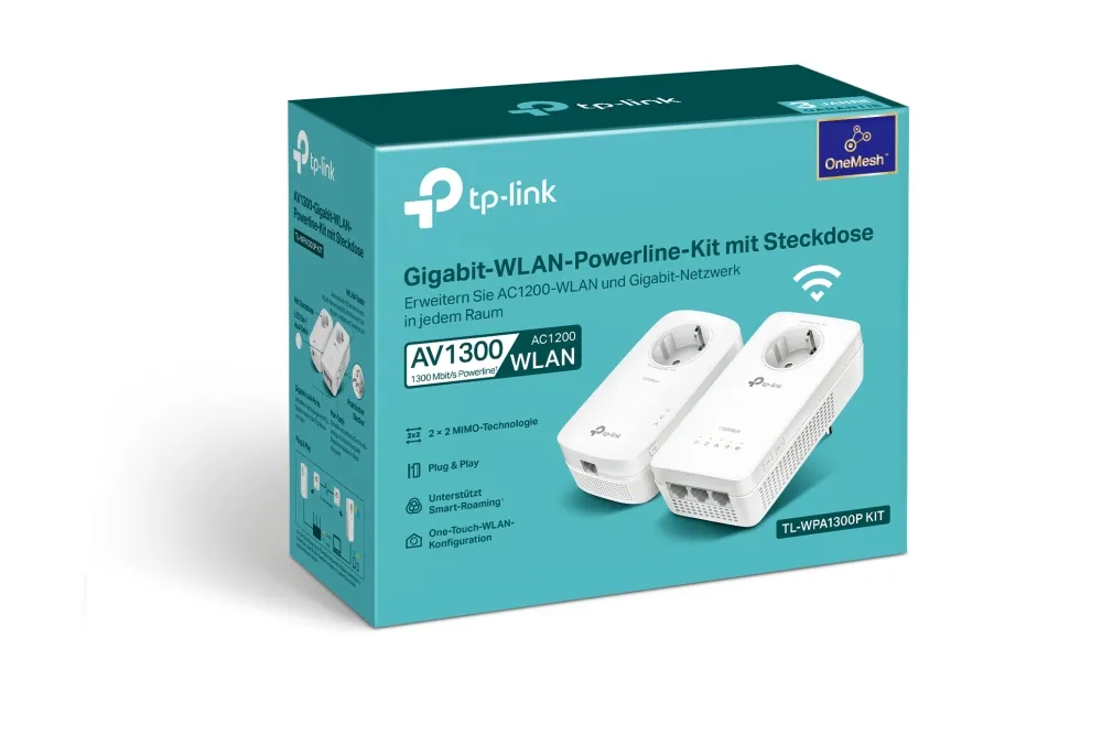TP-Link AV1300-AC1200-Gigabit-WLAN-Powerline-KIT mit Steckdose – Bild 3