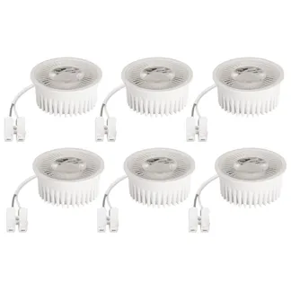 LED-Modul McShine “MCOB“, 5W, 400 Lumen, 230V, 50x25mm, 3000K, dimmbar, 6er-Pack LED-Modul McShine “MCOB“, 5W, 400 Lumen, 230V, 50x25mm, 3000K, dimmbar, 6er-Pack