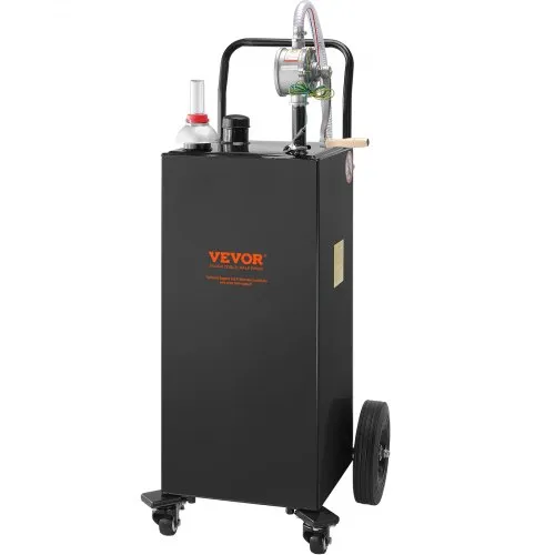 VEVOR 30-Gallonen-Kraftstofftrolley, Gaskraftstofftankbehälter 4 Räder, mit manueller Transferpumpe, Benzin-Diesel-Kraftstoffbehälter für Autos, Rasenmäher, Geländefahrzeuge, Boote usw., Schwarz VEVOR 30-Gallonen-Kraftstofftrolley, Gaskraftstofftankbehälter 4 Räder, mit manueller Transferpumpe, Benzin-Diesel-Kraftstoffbehälter für Autos, Rasenmäher, Geländefahrzeuge, Boote usw., Schwarz