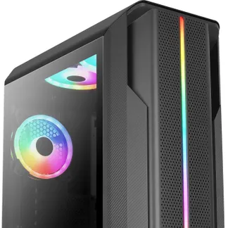 Aerocool Splinter Duo Midi Tower Schwarz Aerocool Splinter Duo Midi Tower Schwarz