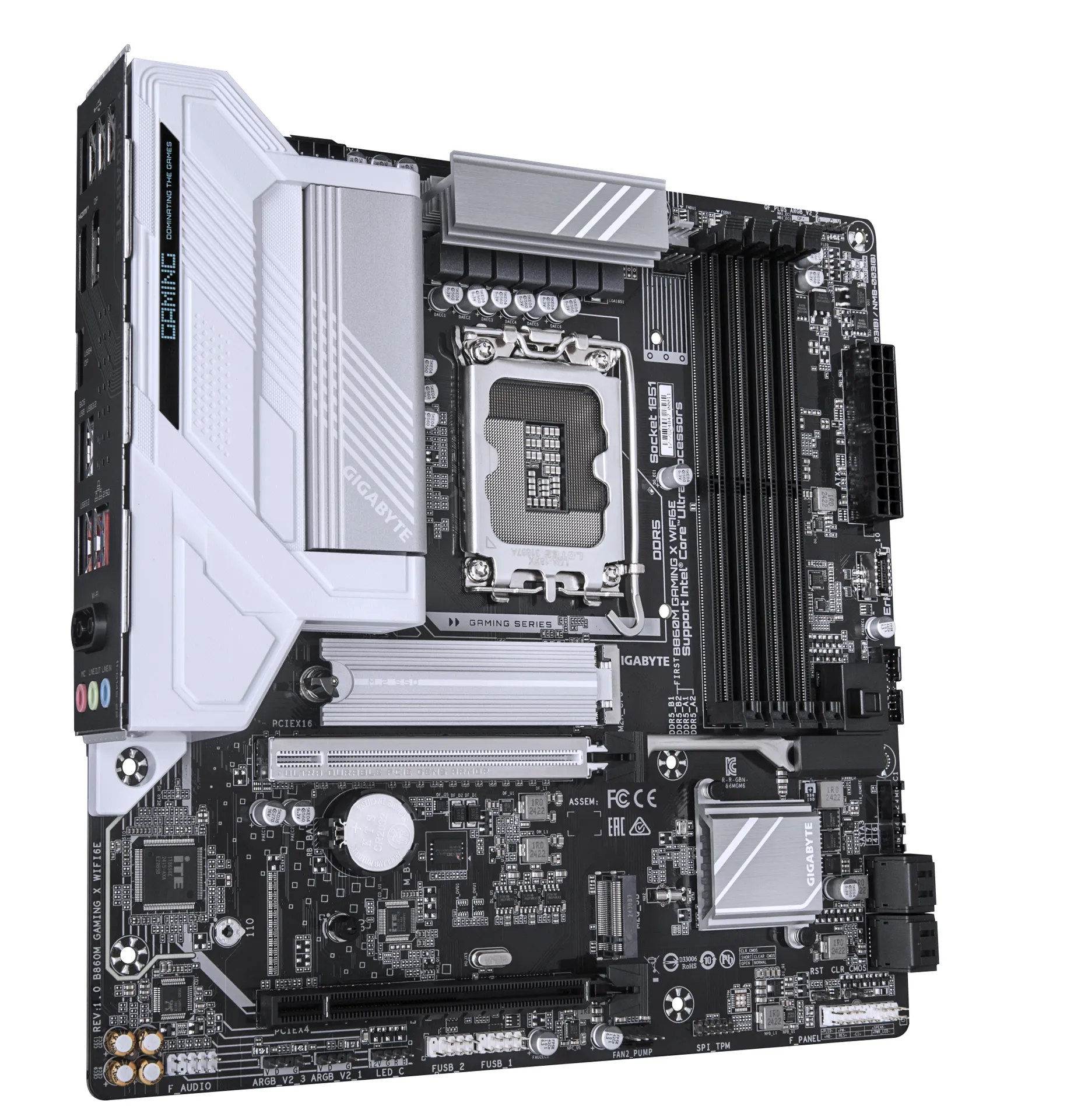 GIGABYTE B860M GAMING X WIFI6E Mainboard - Intel Core Ultra CPUs, 8+1+2+2 Phasen VRM, bis zu 9200MHz DDR5, 1xPCIe 5.0 + 1xPCIe 4.0 M.2, 2,5 GbE LAN, WIFI 6E, USB 4 – Bild 3