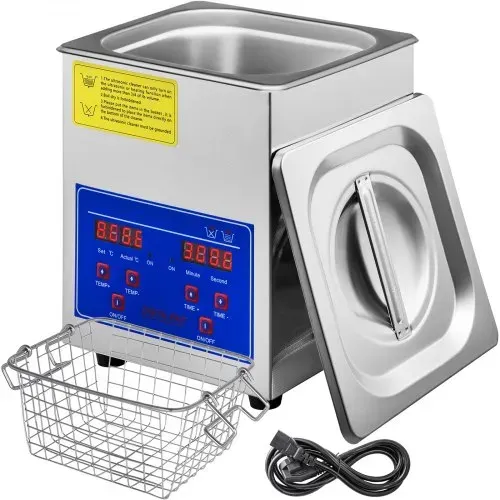 VEVOR 2 L Ultraschallreinigungsgerät aus Edelstahl, Ultraschallreinigungsgerät mit digitaler Heizung und Timer, Schmuckreinigung für den gewerblichen und privaten Heimgebrauch (2L) – Bild 7