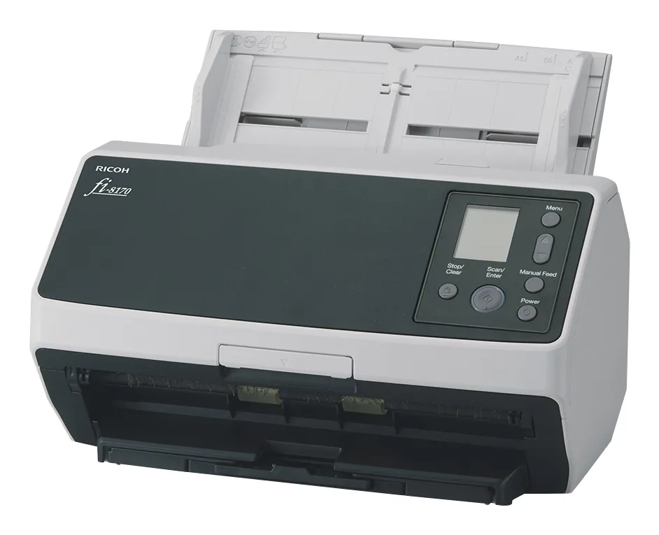 Ricoh fi-8170 ADF + Scanner mit manueller Zuführung 600 x 600 DPI A4 Schwarz, Grau Ricoh fi-8170 ADF + Scanner mit manueller Zuführung 600 x 600 DPI A4 Schwarz, Grau